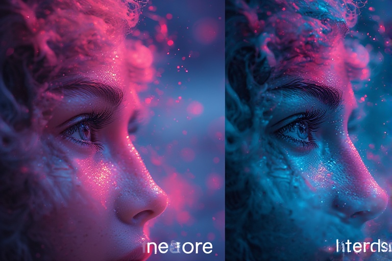 آموزش افکت درخشان کردن نوری سوژه در فتوشاپ